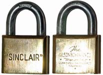 “”SINCLAIR”” – “The WILSON BOHANNAN CO Marion Ohio LUBRICATE WITH POWDERED GRAPHITE”