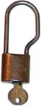 “S.W.B.T. Co.” – Payphone Key Ring Padlock – Small Size. 2 1/4″ high x 1 1/16″ w