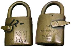 “U.S.N.”. Body Type: Extruded. Body Material: Brass. Body Size: 1 1/8″Wx 1 1/8″H