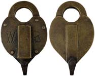 “115” – Bronze – “WB” – Regular Case Posts – Regular Bronze Shackle – Regular Dust Guard