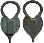 “115” – Bronze – No “WB” – Regular Case Posts – Extra Large Iron Shackle – Regular Dust Guard