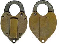 “115” – Bronze – No “WB” – Regular Case Posts – Large Iron Shackle – Regular Dust Guard