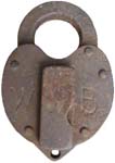 “115” – Iron – “WB” – Regular Shackle – Notched Dust Guard