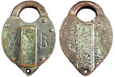 “115” – Bronze – “WB” – Regular Case Posts – Regular Bronze Round Shackle – Regular Dust Guard