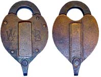 “115” – Bronze – “WB” – Regular Case Posts – Regular Iron Shackle – Regular Dust Guard