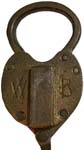 “115” – Bronze – “WB” – Countersunk Case Posts – Extra large Bronze Shackle – Regular Dust Guard