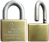 “THE WILSON BOHANNAN CO MARION, OHIO” – Shackle Toe & Heel Locking